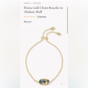 Kendra Scott adjustable bracelet